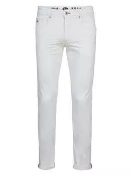 Мужские джинсы узкого кроя цвета Seaham Petrol Industries, белый