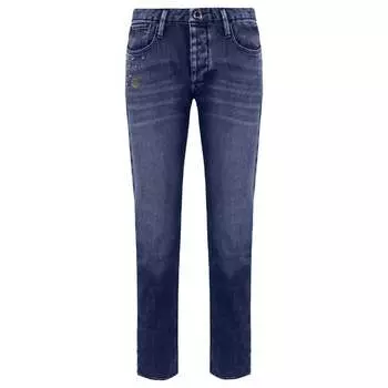 Мужские джинсы узкого кроя J00 Emporio Armani, синий