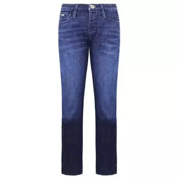 Мужские джинсы узкого кроя J00 золотой серии Emporio Armani, синий