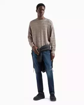 Мужские джинсы узкого кроя J06 на молнии Emporio Armani, индиго/синий