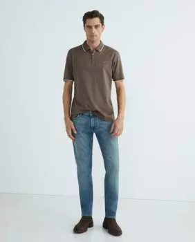 Мужские джинсы узкого кроя J06 со средней низкой посадкой Emporio Armani, индиго