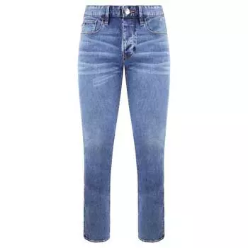 Мужские джинсы узкого кроя J75 Emporio Armani, синий