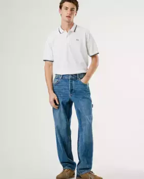 Мужские джинсы Vaquero Carpenter fit relaxed с боковыми карманами Pepe Jeans, синий