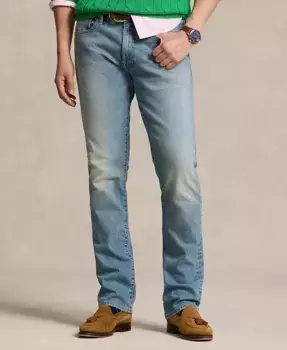 Мужские джинсы Varick Slim Straight Stretch Polo Ralph Lauren, синий