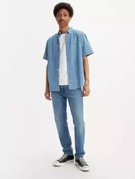 Мужские джинсы зауженного кроя 502 Levi's, цвет A Step Ahead - Medium Wash - Stretch