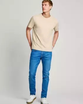 Мужские джинсы зауженного кроя из эластичной ткани Pepe Jeans, синий