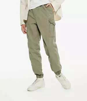 Мужские джоггеры Aeropostale из твила, оливковый