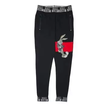 Мужские джоггеры Bugs черного цвета Looney Tunes