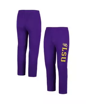 Мужские фиолетовые флисовые брюки lsu tigers Colosseum, фиолетовый