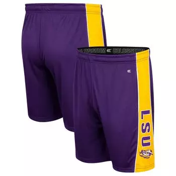 Мужские фиолетовые шорты со вставками LSU Tigers Colosseum