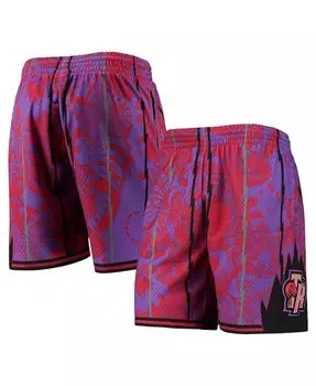 Мужские фиолетовые шорты Toronto Raptors из твердой древесины Classics Lunar New Year Swingman Shorts Mitchell & Ness