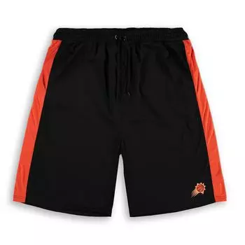 Мужские фирменные черные/оранжевые шорты Phoenix Suns Big & Tall Performance Fanatics