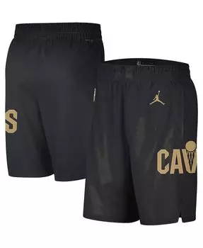 Мужские фирменные черные шорты Cleveland Cavaliers 2022/2023 Statement Edition Swingman Performance Jordan