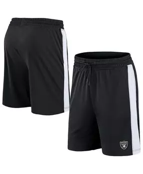 Мужские фирменные черные шорты las vegas raiders break it loose Fanatics, черный