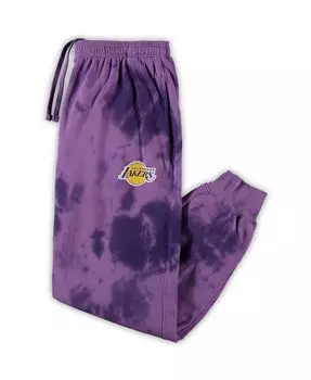 Мужские фирменные фиолетовые брюки-джоггеры los angeles lakers big and tall с надписью cloud dye Fanatics, фиолетовый
