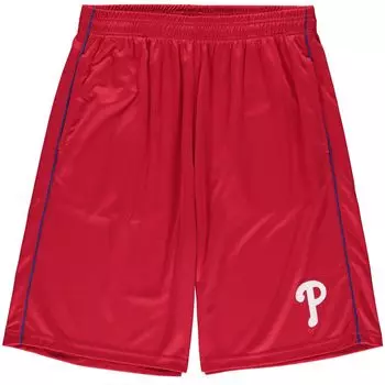Мужские фирменные красные шорты Philadelphia Phillies Big & Tall в сетку Fanatics