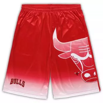 Мужские фирменные красные шорты с рисунком Chicago Bulls Big & Tall Fanatics