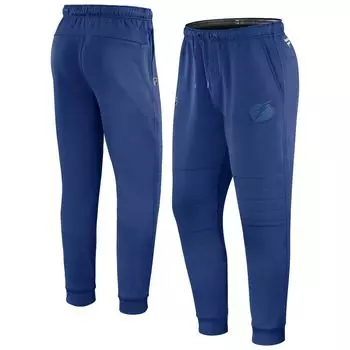 Мужские фирменные синие спортивные штаны Tampa Bay Lightning Authentic Pro Team для путешествий и тренировок Fanatics