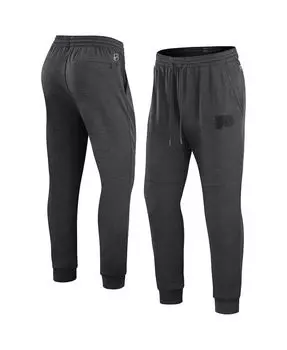 Мужские фирменные спортивные штаны heather charcoal philadelphia flyers authentic pro road jogger Fanatics, мульти