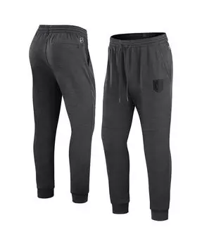 Мужские фирменные спортивные штаны heather charcoal vegas golden knights authentic pro road jogger Fanatics, мульти