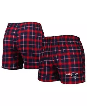 Мужские фланелевые боксеры Ledger темно-синего и красного цвета New England Patriots Concepts Sport, синий