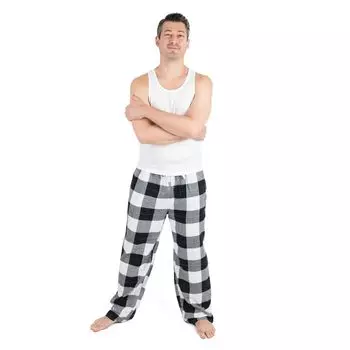 Мужские фланелевые брюки в клетку Leveret