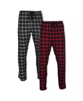 Мужские фланелевые ночные брюки Hanes, большие и высокие, 2 шт. Hanes Platinum