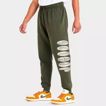 Мужские флисовые брюки-джоггеры Jordan Flight MVP, зеленый