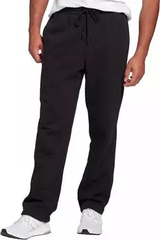 Мужские флисовые брюки с открытым подолом Dsg, черный