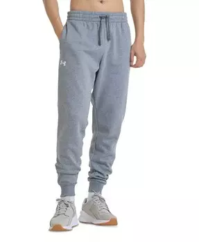 Мужские флисовые джоггеры зауженного кроя Rival Under Armour, серый