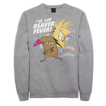 Мужские флисовые кроссовки Angry Beavers Daggett & Norbert Feverish Nickelodeon