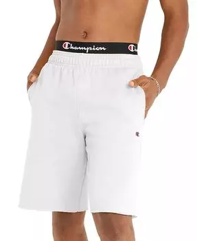 Мужские флисовые шорты 10 дюймов Champion, белый