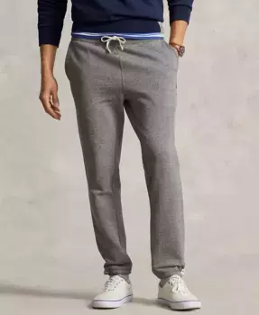 Мужские флисовые спортивные брюки Signature Fleece Sweatpant Polo Ralph Lauren, серый