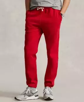 Мужские флисовые спортивные брюки Signature Fleece Sweatpant Polo Ralph Lauren, красный
