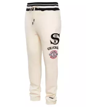 Мужские флисовые спортивные штаны в стиле ретро Pro Standard Chicago White Sox, кремовый
