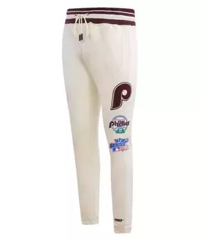 Мужские флисовые спортивные штаны в стиле ретро Pro Standard Philadelphia Phillies, кремовый