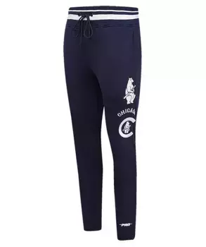 Мужские флисовые спортивные штаны в стиле ретро Pro Standard Chicago Cubs, темно-синий