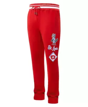 Мужские флисовые спортивные штаны в стиле ретро Pro Standard St. Louis Cardinals, красный