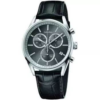 Мужские формальные часы Calvin Klein с черным циферблатом