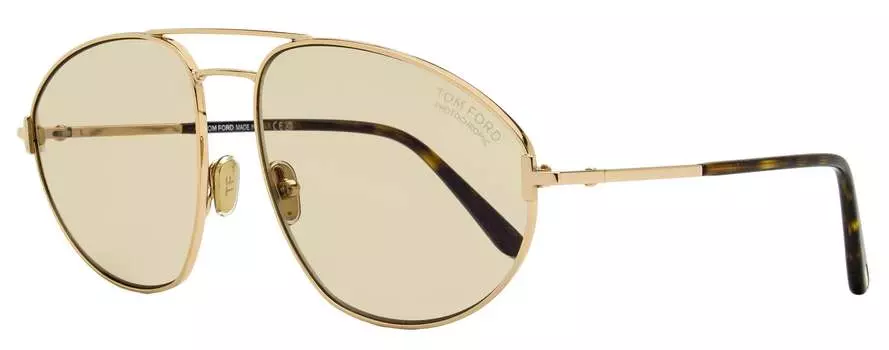 Мужские фотохромные солнцезащитные очки Tom Ford Ken TF1095 28E Gold 60 мм