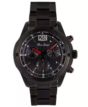 Мужские функциональные швейцарские часы с хронографом и браслетом из нержавеющей стали, 45 мм Pierre Laurent