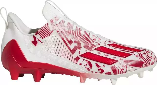 Мужские футбольные бутсы Adidas adizero 12.0 Mismatch, белый/красный