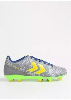 Мужские футбольные бутсы AMARIS Grey Желтые 900461-2053 HML Hummel, серый