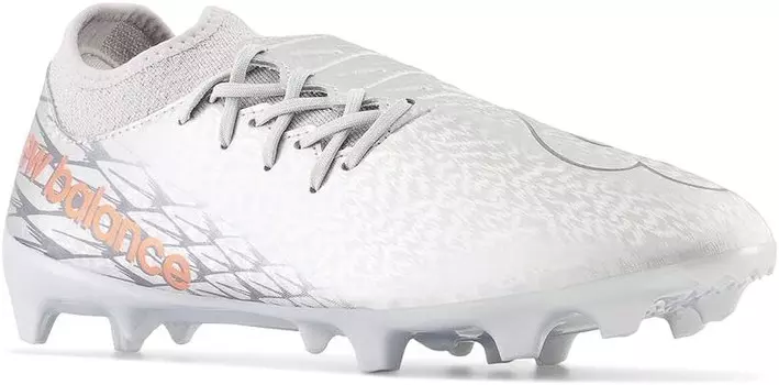 Мужские футбольные бутсы New Balance Furon V7 Dispatch FG, серебристый/брайтонский серый/медный