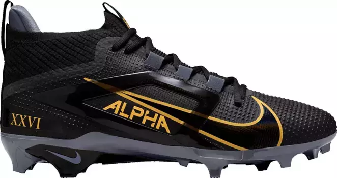 Мужские футбольные бутсы Nike Alpha Menace 4 Elite SB, черный/серый