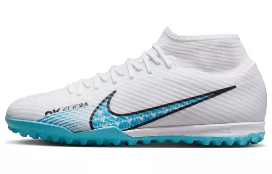 Мужские футбольные бутсы Nike Zoom Mercurial Superfly 9, White/Blue