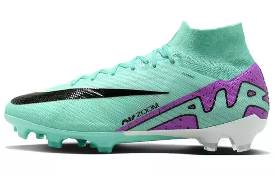 Мужские футбольные бутсы Nike Zoom Mercurial Superfly 9, Hyper Turquoise/Black/White/Fuchsia Dream