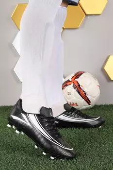 Мужские футбольные бутсы Simena KM Cleats Turf Field Lig, черный
