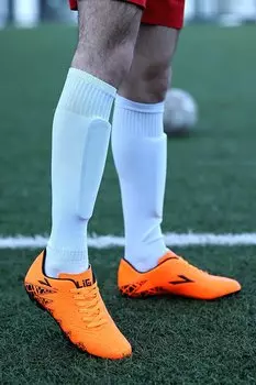 Мужские футбольные бутсы Soma KM Cleats Turf Field Lig, апельсин
