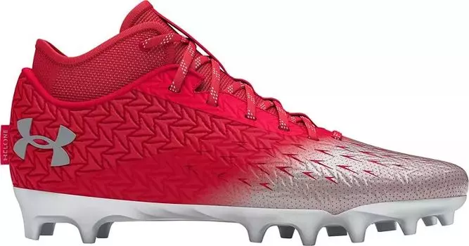 Мужские футбольные бутсы Under Armour Spotlight Clone 4.0 MC, красный